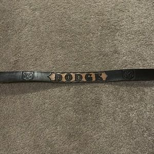 Leather Dodge belt